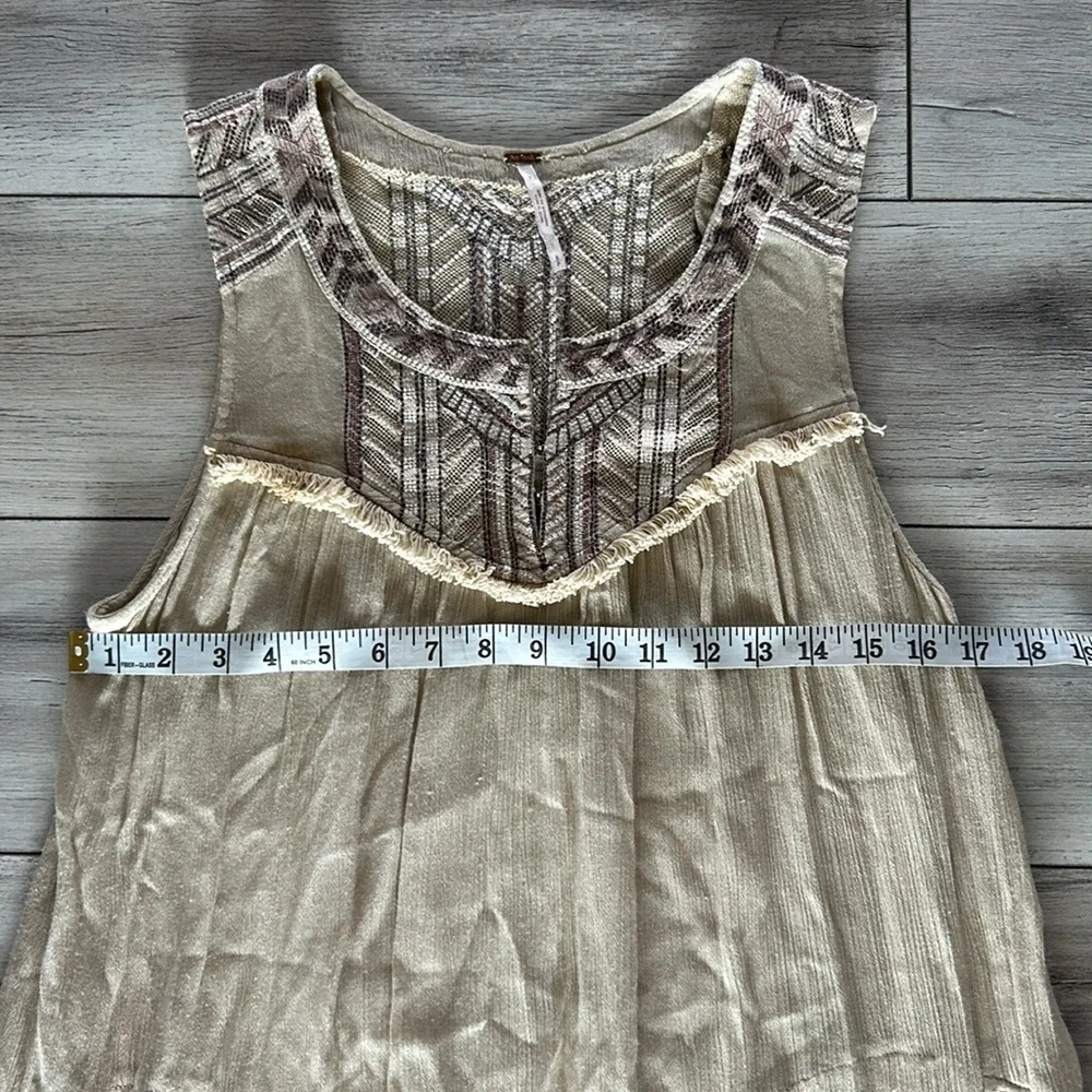 Free People boho hippie sleeveless dress size small